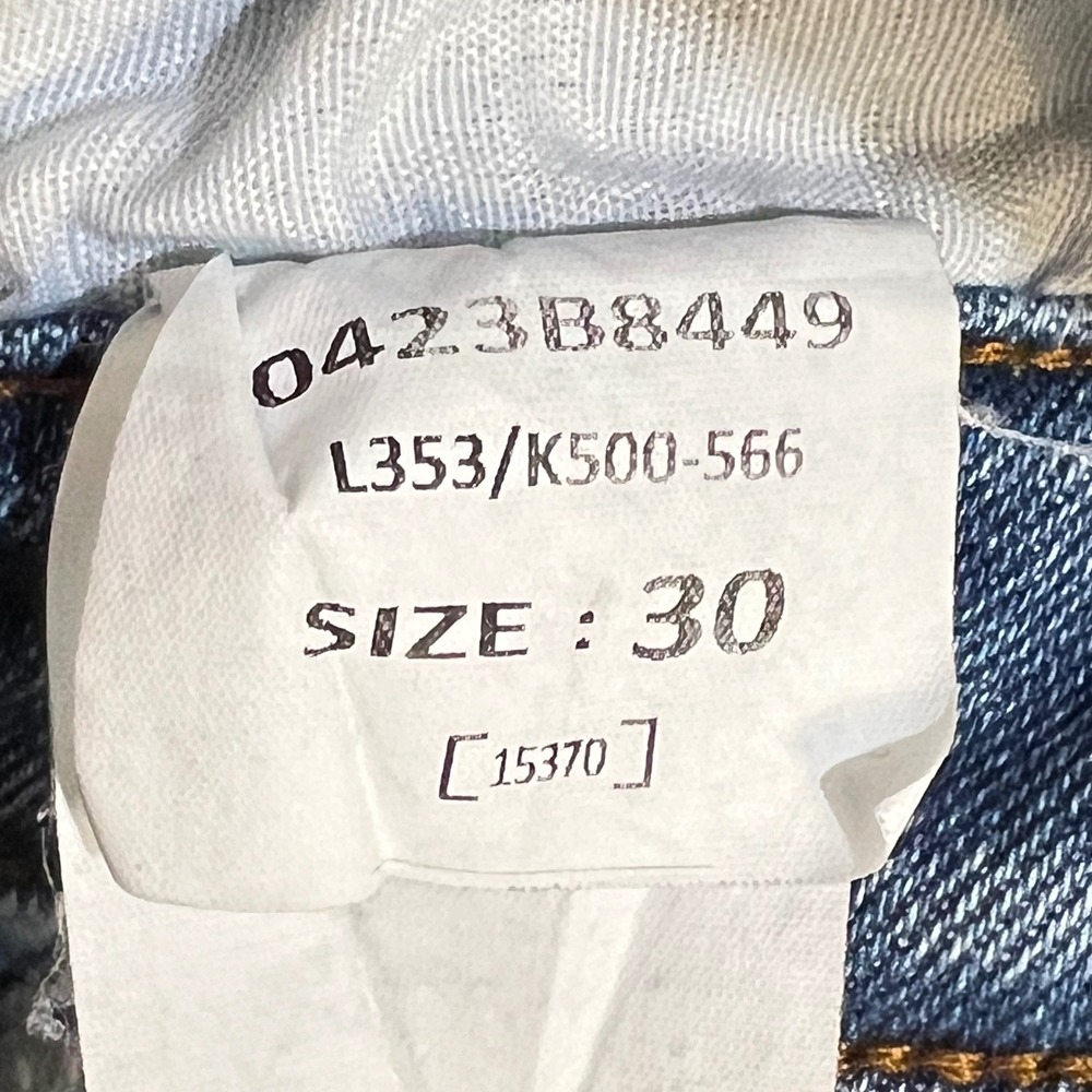 2Y Premium Distressed Skinny Jeans Mens 28 Blue Ripped Stretchy Streetwear - Picture 12 of 12